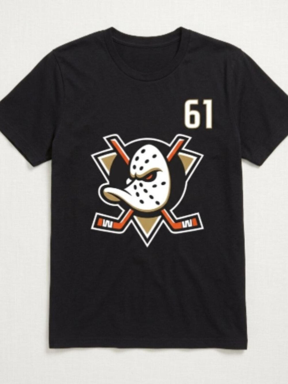 NEW NHL Anaheim Ducks Youth Black Cutter Gauthier Medium T-Shirt